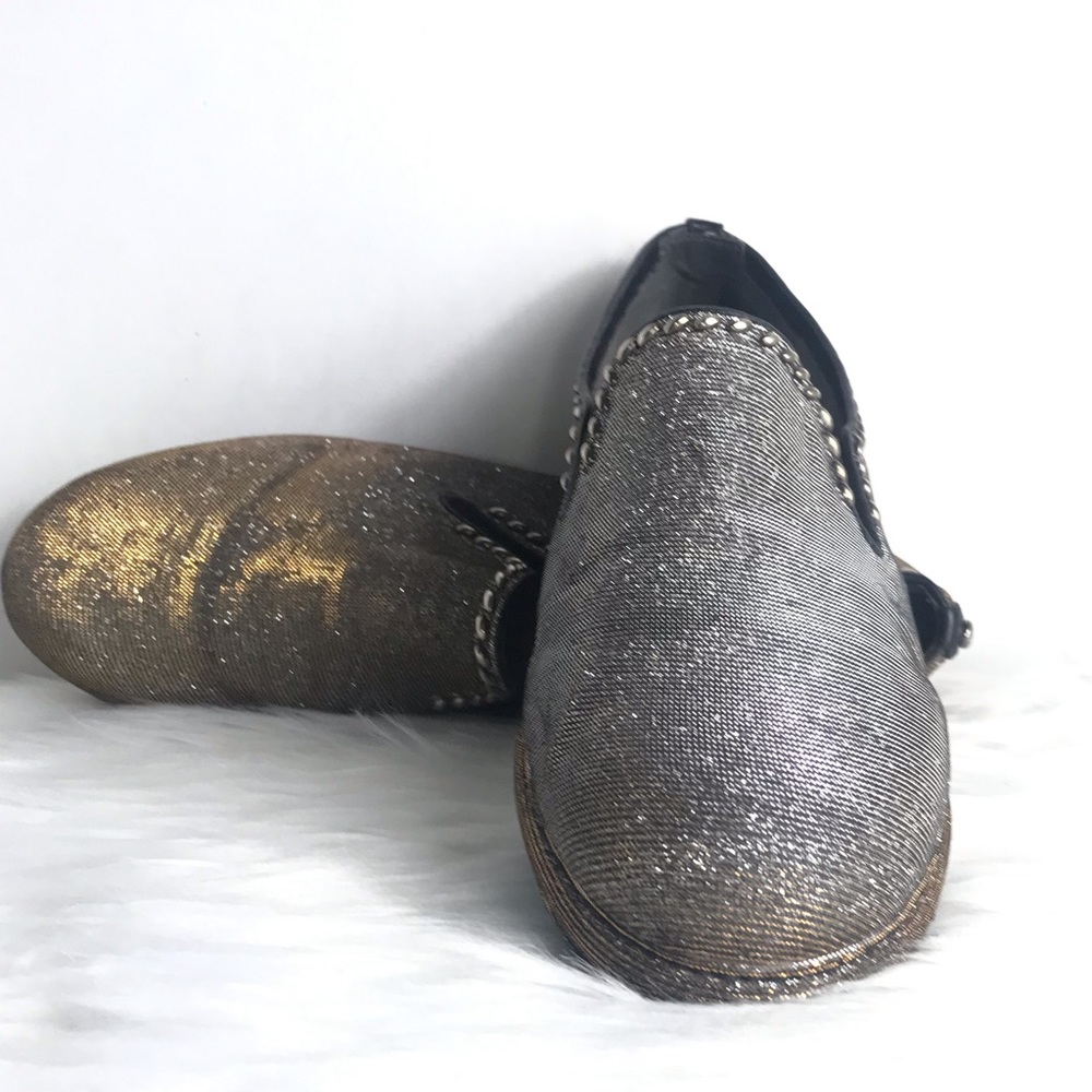 Stuart Weitzman Pyrite Slip On Loafers - Picture 2 of 8